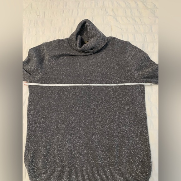 Cupio Gray and Silver Turtle Neck Sweater - Picture 10 of 16